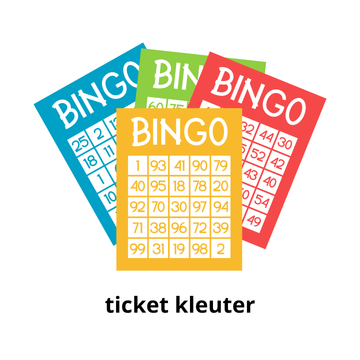 Set bingokaarten kleuter