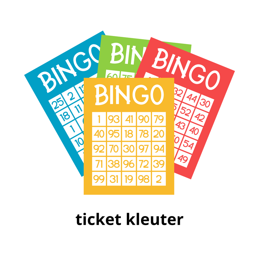 Set bingokaarten kleuter